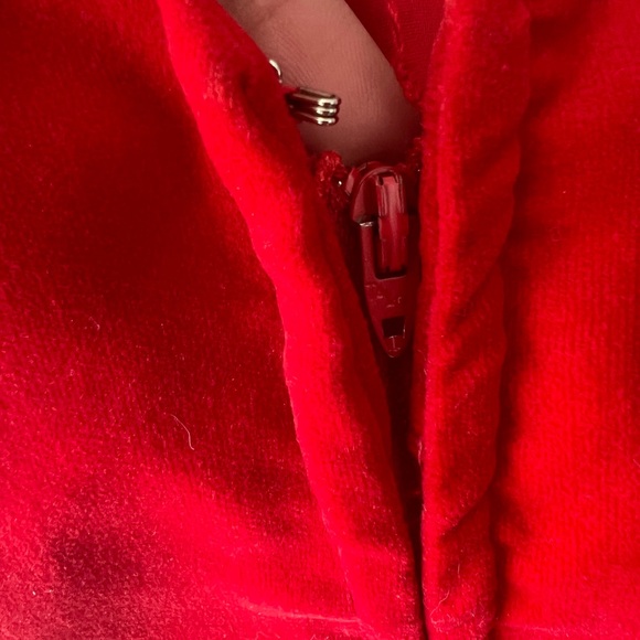 VINTAGE 1950s Lorrie Debb Red Velvet Cocktail Dress – Union Made – Size 13 - Picture 6 of 11
